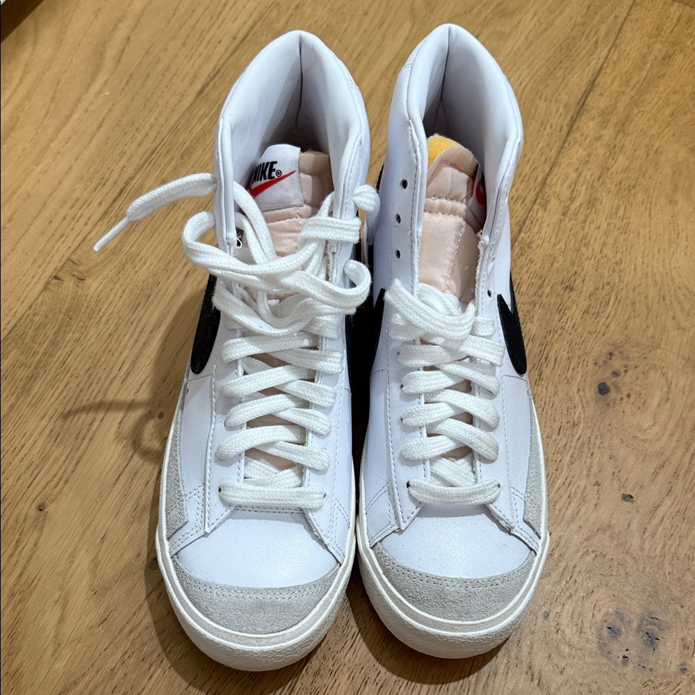 Nike High-Top White and Black Sneakers
